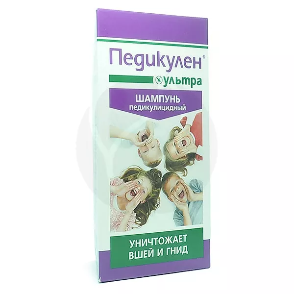 Педикулен Ультра шампунь педикулицидный, 200мл, Дина Плюс