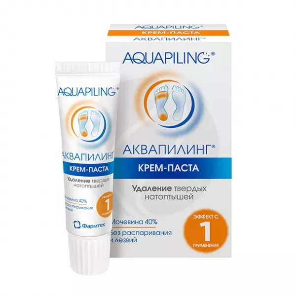 Изображение товара AquaPiling крем-паста для ног от натоптышей 20мл Изображение товара AquaPiling крем-паста для ног от натоптышей 20мл