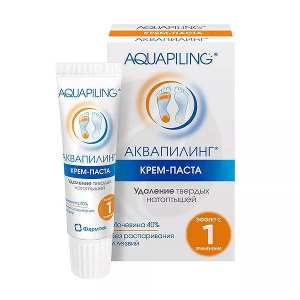 Изображение товара AquaPiling крем-паста для ног от натоптышей 20мл Изображение товара AquaPiling крем-паста для ног от натоптышей 20мл
