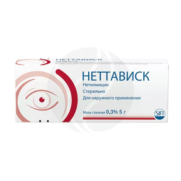 Неттависк мазь глазная 0,3%, 5г