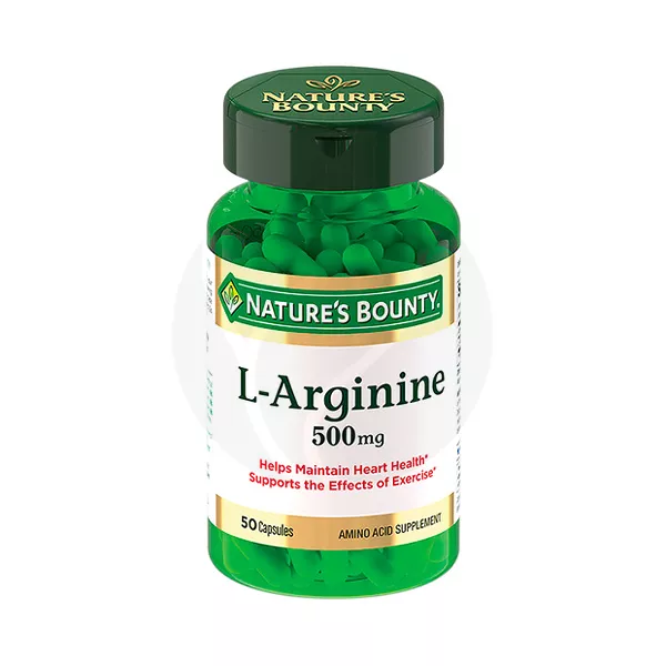 Изображение товара Nature's Bounty L-аргинин капсулы 500мг 50 шт биодобавка для сердца и энергии Изображение товара Nature's Bounty L-аргинин капсулы 500мг 50 шт биодобавка для сердца и энергии