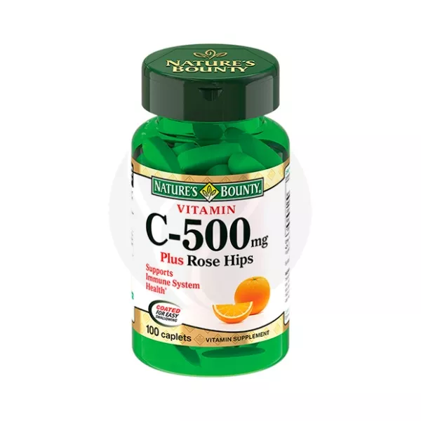 Изображение товара Nature's Bounty Витамин C плюс шиповник 500мг таблетки 100 шт