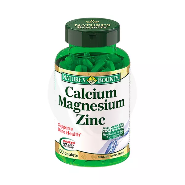Изображение товара Nature's Bounty Кальций-Магний-Цинк таблетки 100 шт США для костей и иммунитета Изображение товара Nature's Bounty Кальций-Магний-Цинк таблетки 100 шт США для костей и иммунитета