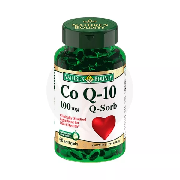 Изображение товара Коэнзим Q-10 100 мг, 60 капсул от Nature's Bounty - поддержка сердца и энергии