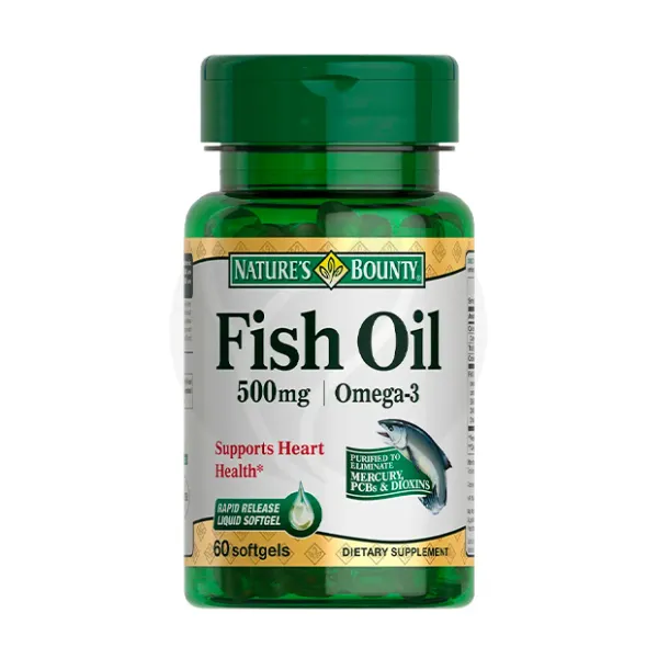 Nature's Bounty Рыбий жир Омега-3 капсулы, №60