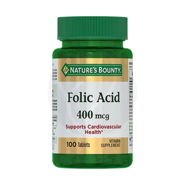 Изображение товара Nature's Bounty Фолиевая кислота таблетки 400мкг №100 США