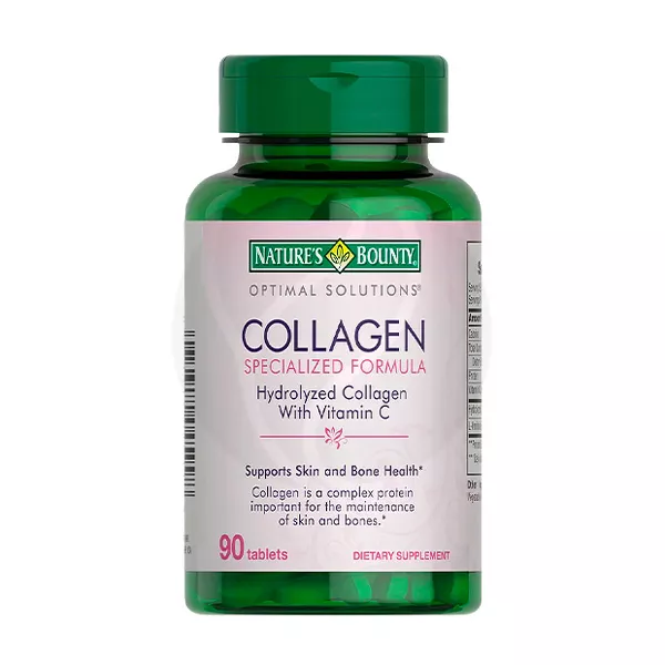 Изображение товара Nature's Bounty Гидролизованный коллаген с витамином С таблетки, №90 Изображение товара Nature's Bounty Гидролизованный коллаген с витамином С таблетки, №90