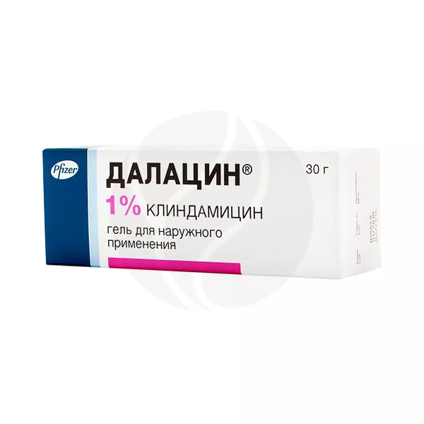 Изображение товара Далацин гель 1% для лечения угрей, 30 г, быстрое действие Изображение товара Далацин гель 1% для лечения угрей, 30 г, быстрое действие