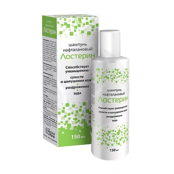 Изображение товара Шампунь Лостерин нафталановый для сухой и чувствительной кожи головы, 150 мл