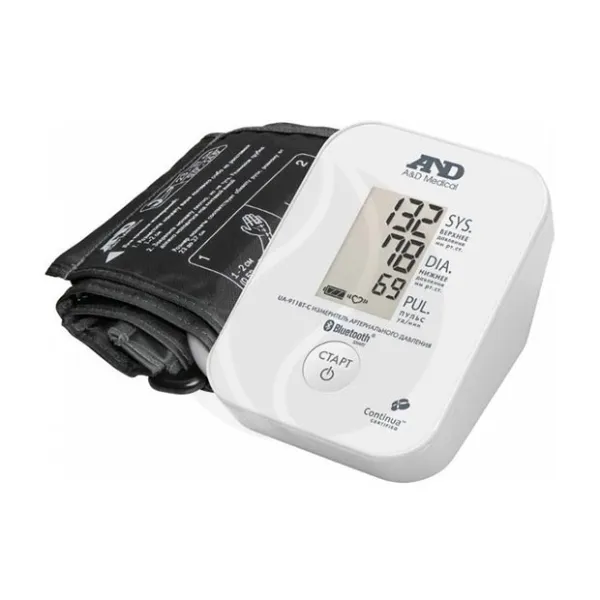AnD UA-911 BT-C тонометр с Bluetooth без адаптера, манжета 23-37см
