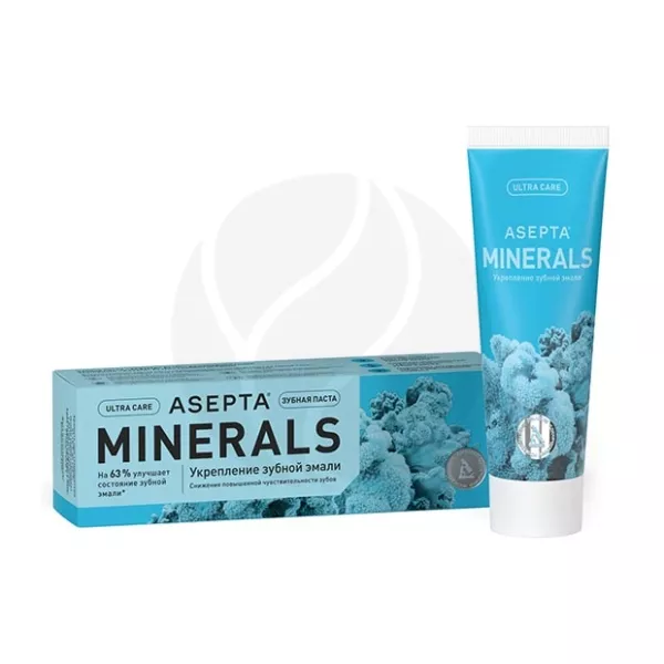 Изображение товара Asepta Minerals реминерализация зубная паста для укрепления зубной эмали , 75мл