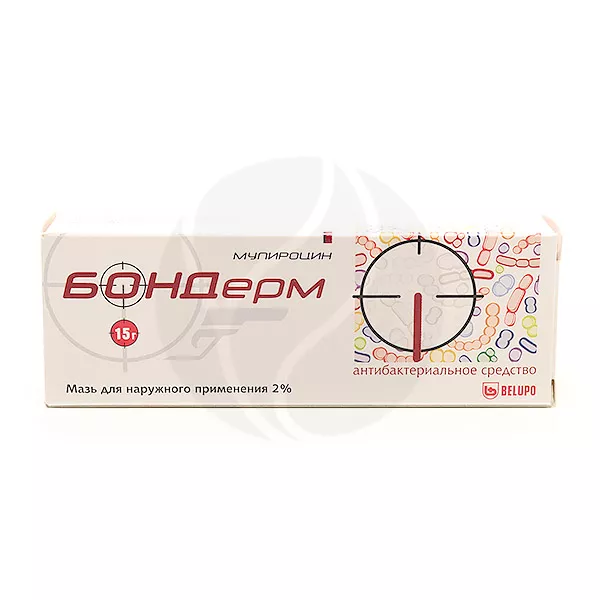 Изображение товара Бондерм мазь 2% 15 г для наружного применения от бактериальных инфекций Изображение товара Бондерм мазь 2% 15 г для наружного применения от бактериальных инфекций