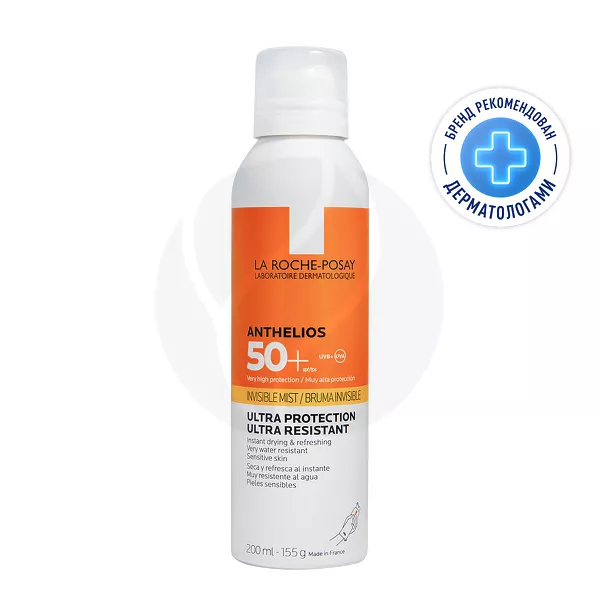 Изображение товара La Roche-Posay Anthelios XL Солнцезащитный спрей-вуаль для лица и тела SPF 50+, 200мл Изображение товара La Roche-Posay Anthelios XL Солнцезащитный спрей-вуаль для лица и тела SPF 50+, 200мл
