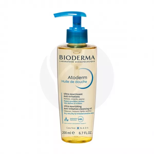 Изображение товара Bioderma Atoderm Увлажняющее масло для душа 200 мл для сухой и чувствительной кожи