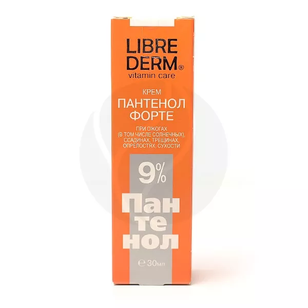 Изображение товара Librederm Пантенол Форте крем (9%), 30мл