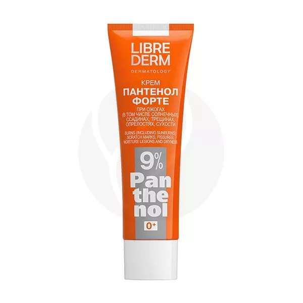 Изображение товара Librederm Пантенол Форте 9% крем (0+), 30мл Изображение товара Librederm Пантенол Форте 9% крем (0+), 30мл