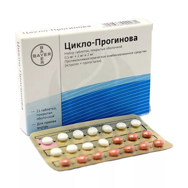 Изображение товара Цикло-Прогинова набор таблеток п/о для женской контрацепции