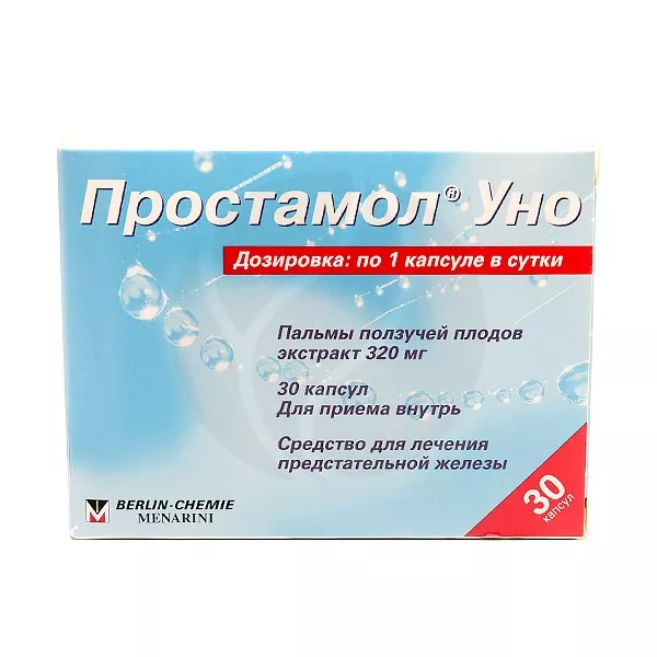 Простамол Уно капсулы 320мг, №30