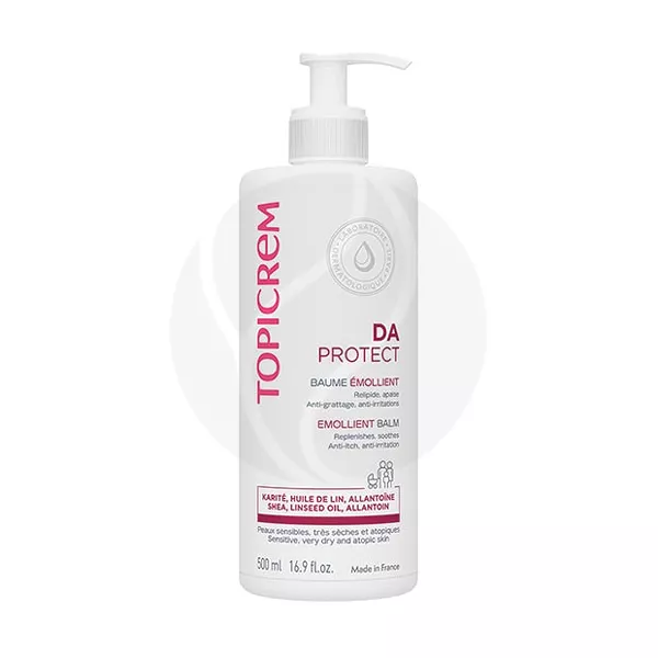Изображение товара Topicrem DA Protect липидовосстанавливающий бальзам 500мл для чувствительной кожи Изображение товара Topicrem DA Protect липидовосстанавливающий бальзам 500мл для чувствительной кожи