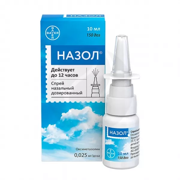 Изображение товара Назол спрей назальный 0,025мг/доза 10мл Италия
