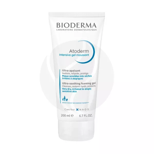 Изображение товара Очищающий гель Bioderma Atoderm Intensive 200 мл Изображение товара Очищающий гель Bioderma Atoderm Intensive 200 мл