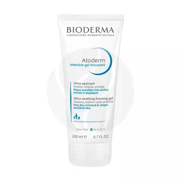 Изображение товара Очищающий гель Bioderma Atoderm Intensive 200 мл Изображение товара Очищающий гель Bioderma Atoderm Intensive 200 мл