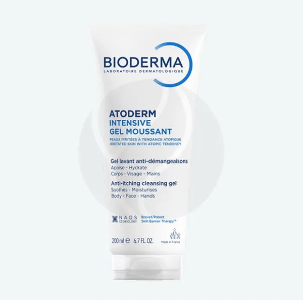 Изображение товара Очищающий гель Bioderma Atoderm Intensive 200 мл Изображение товара Очищающий гель Bioderma Atoderm Intensive 200 мл