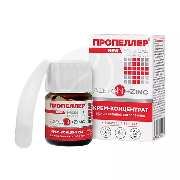 Изображение товара Пропеллер крем-концентрат azeloin+zinc, 20мл Изображение товара Пропеллер крем-концентрат azeloin+zinc, 20мл