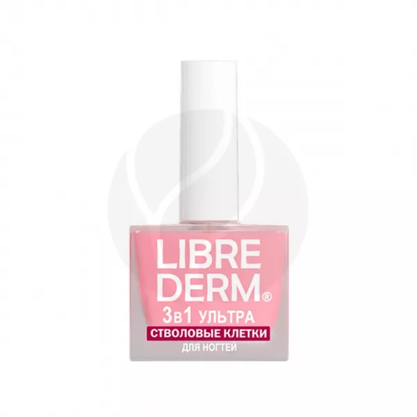 Изображение товара Librederm Nail Care лак для ногтей  3 в 1 ультра стволовые клетки, 10мл