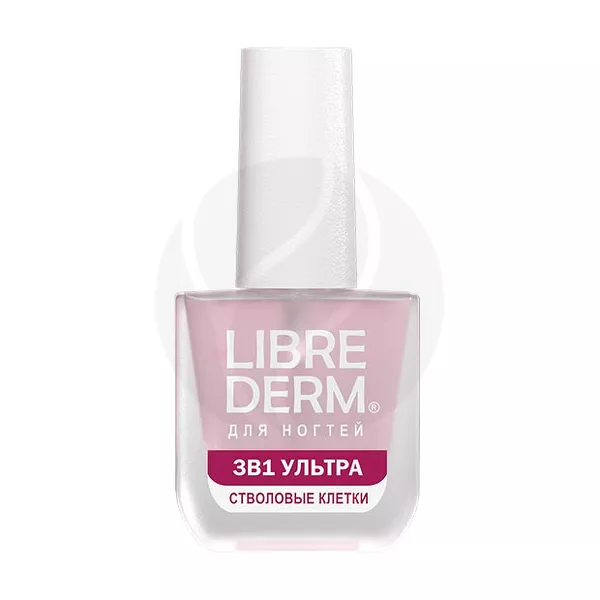 Изображение товара Librederm Nail Care лак для ногтей 3в1 ультра Стволовые клетки, 10мл Изображение товара Librederm Nail Care лак для ногтей 3в1 ультра Стволовые клетки, 10мл