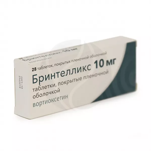 Изображение товара Бринтелликс таблетки покрыт. п/о 10мг, №28