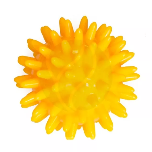 Изображение товара Мяч игольчатый М-106 Trives желтый массажер для тела и релаксации