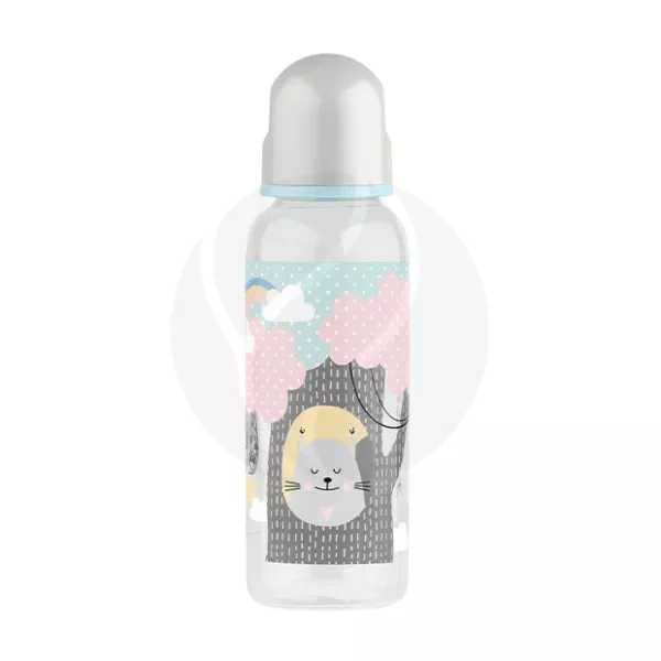 Изображение товара Бутылочка для кормления Lubby с латексной соской 250 мл 0+ мес.