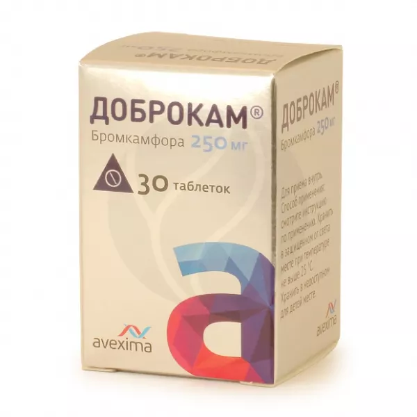 Доброкам таблетки 250мг, №30 Ирбитский ХФЗ