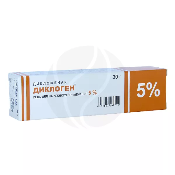 Изображение товара Диклоген гель д/наружн. прим. 5%, 30г Изображение товара Диклоген гель д/наружн. прим. 5%, 30г