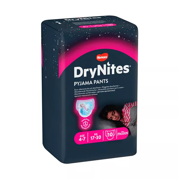 Изображение товара Подгузники-трусики Huggies DryNites для девочек 4-7 лет №10