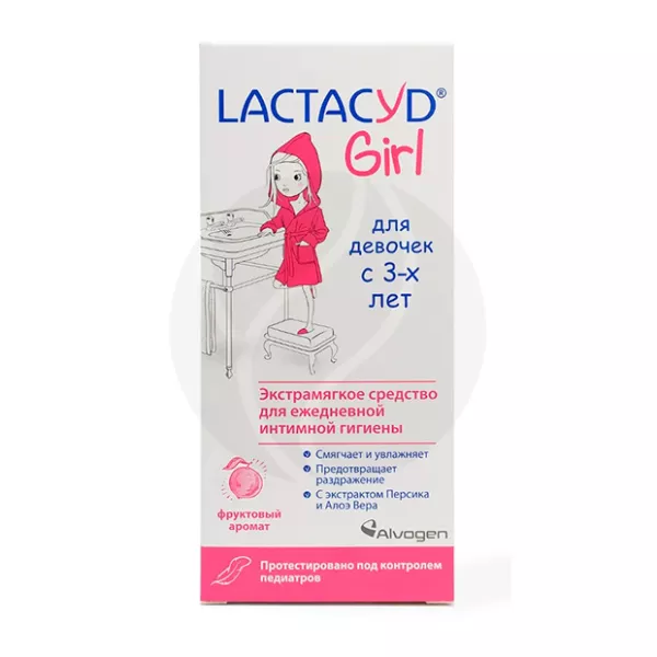 Изображение товара Lactacyd Girl экстрамягкое средство для ежедневной интимной гигиены 200мл