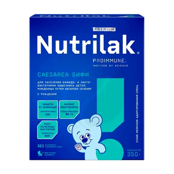 Изображение товара Nutrilak Premium Caesarea Бифи Сухая молочная смесь (0+), 350г