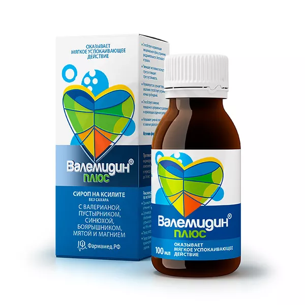 Изображение товара Валемидин Плюс сироп 100мл натуральное средство для укрепления иммунитета РФ Изображение товара Валемидин Плюс сироп 100мл натуральное средство для укрепления иммунитета РФ
