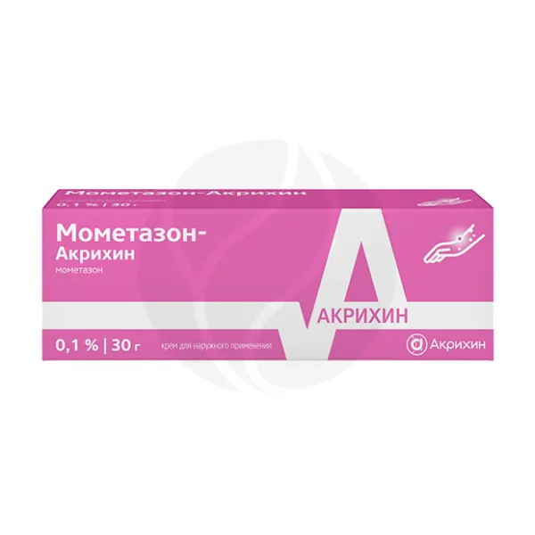Изображение товара Мометазон-Акрихин крем 0, 1% - лечение воспалений и аллергий Изображение товара Мометазон-Акрихин крем 0, 1% - лечение воспалений и аллергий