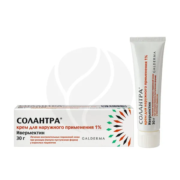 Изображение товара Солантра крем наружного применения 1% 30г Франция