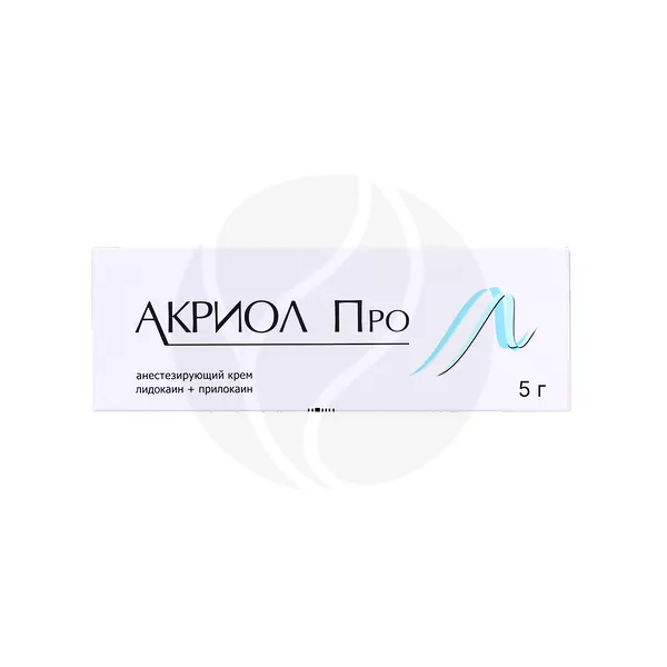 Изображение товара Крем для анестезии кожа и слизистых Акриол Про 25 мг/г + 25 мг/г Изображение товара Крем для анестезии кожа и слизистых Акриол Про 25 мг/г + 25 мг/г