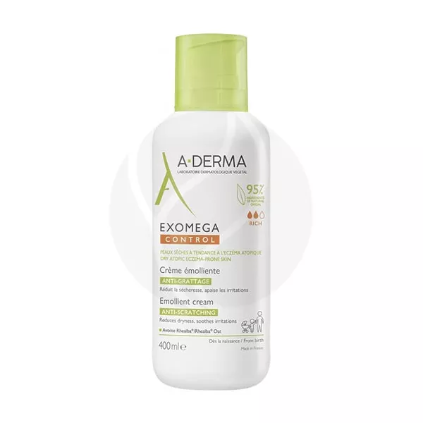 Изображение товара Крем A-Derma Exomega Control Успокаивающий 400 мл Изображение товара Крем A-Derma Exomega Control Успокаивающий 400 мл