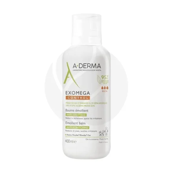Изображение товара A-Derma Exomega Control Смягчающий бальзам для лица и тела 400 мл Франция