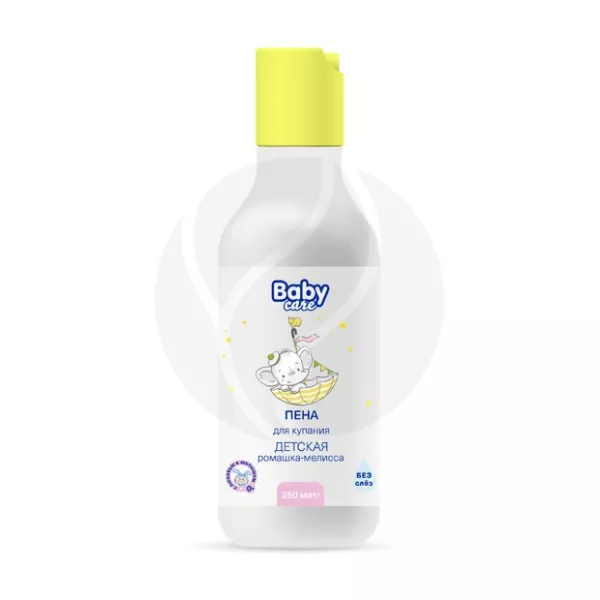 Изображение товара Baby Care пена для купания с экстрактом ромашки и мелиссы (0+), 250мл Изображение товара Baby Care пена для купания с экстрактом ромашки и мелиссы (0+), 250мл