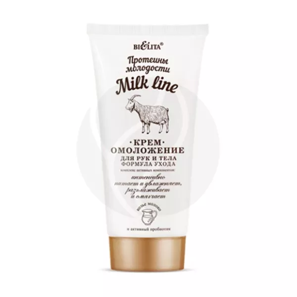 Изображение товара Белита Milk Line крем-омоложение для рук и тела 150 мл для ухода за кожей