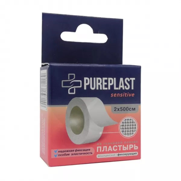 Pureplast пластырь на тканевой основе, (2*500см)