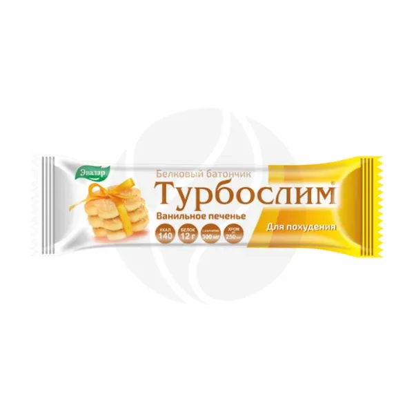 Изображение товара Эвалар Турбослим Белковый батончик для похудения Ванильное печенье, 50г
