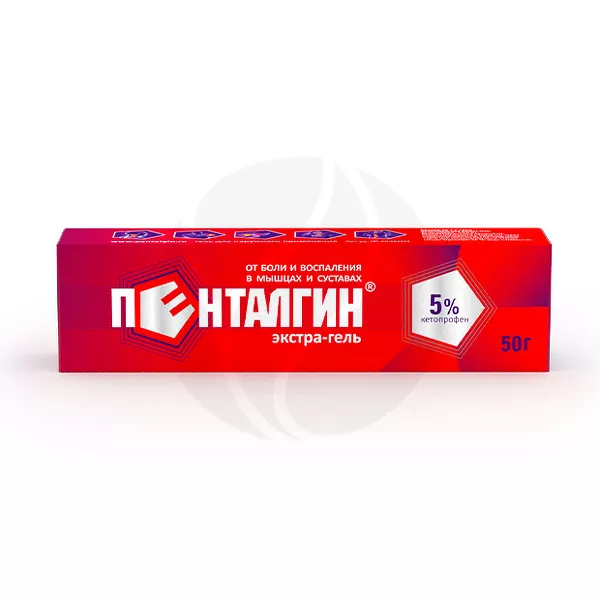 Изображение товара Пенталгин Экстра гель д/наружн. прим. 5%, 50г Изображение товара Пенталгин Экстра гель д/наружн. прим. 5%, 50г
