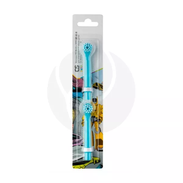 Изображение товара CS Medica RP-61-B насадка для зубной щетки CS Medica KIDS CS-461-B/CS-463-B/CS-461-G/CS-463-G, 2шт Изображение товара CS Medica RP-61-B насадка для зубной щетки CS Medica KIDS CS-461-B/CS-463-B/CS-461-G/CS-463-G, 2шт